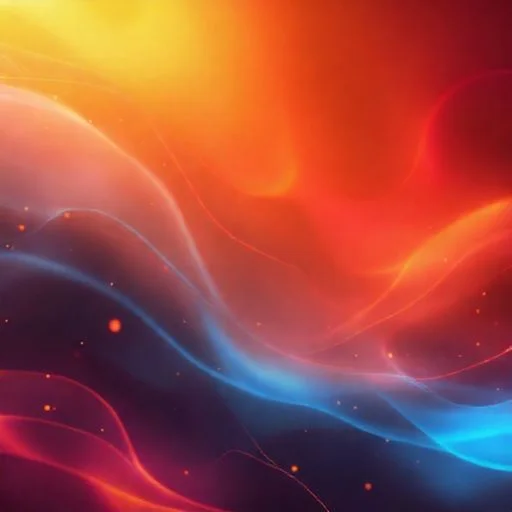 A subtle, abstract background texture composed of shifting, organic-neon energy fields and refracted light, creating a sense of depth and mystery.